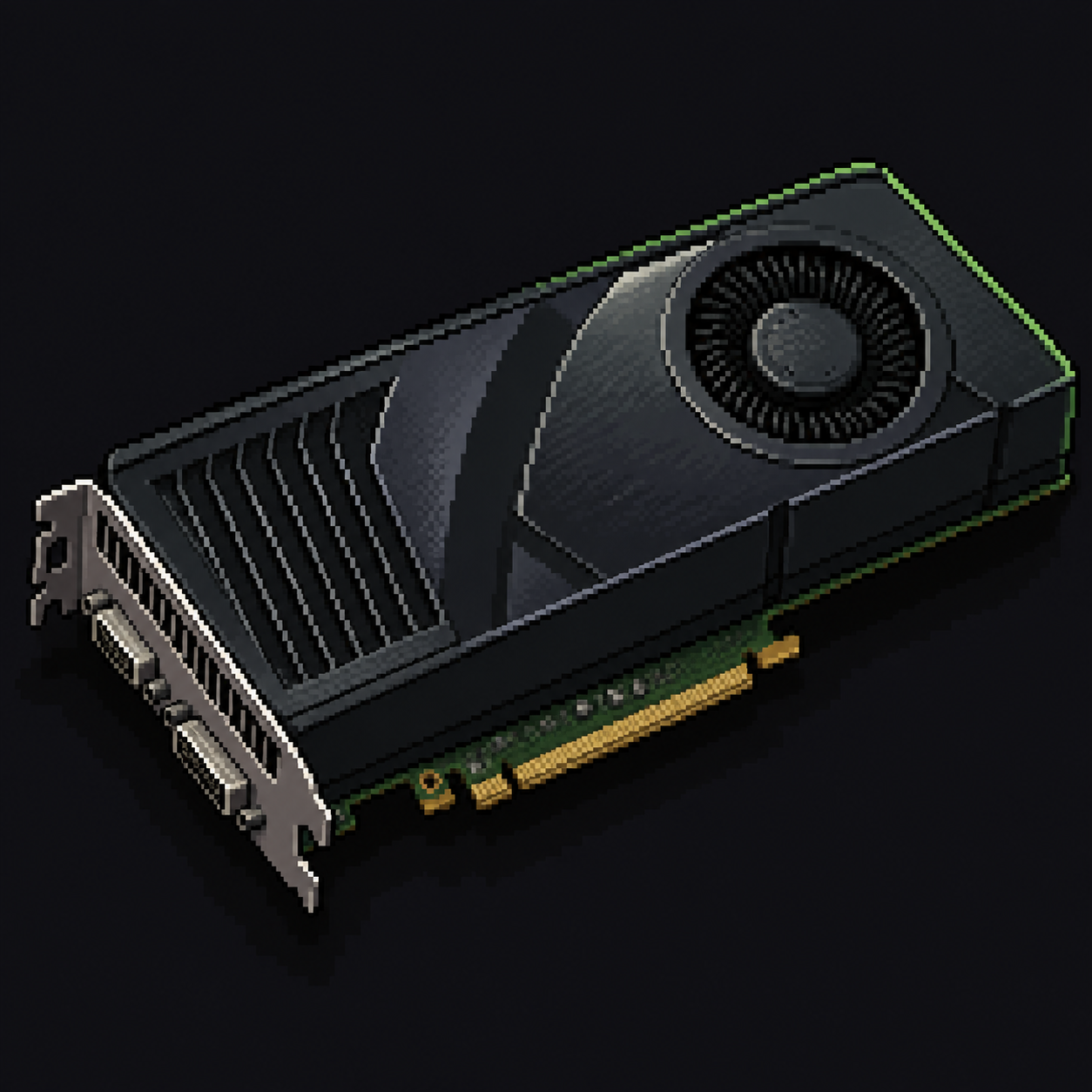 Pixel art GeForce GTX 260
