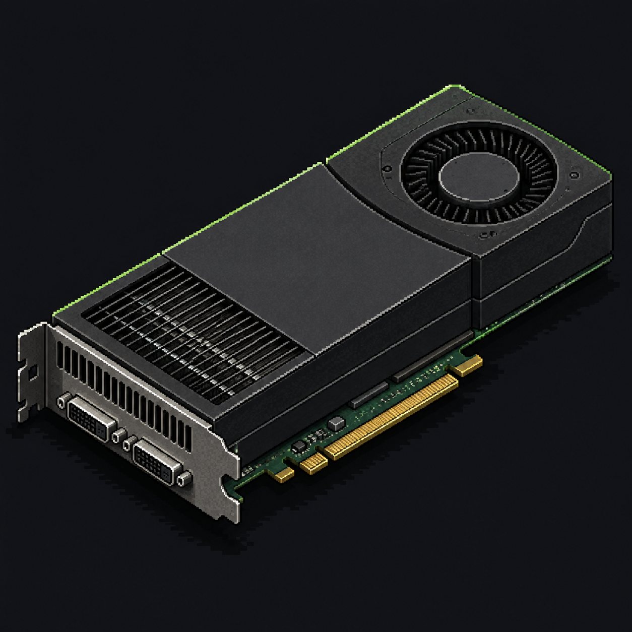 Pixel art GeForce GTX 280
