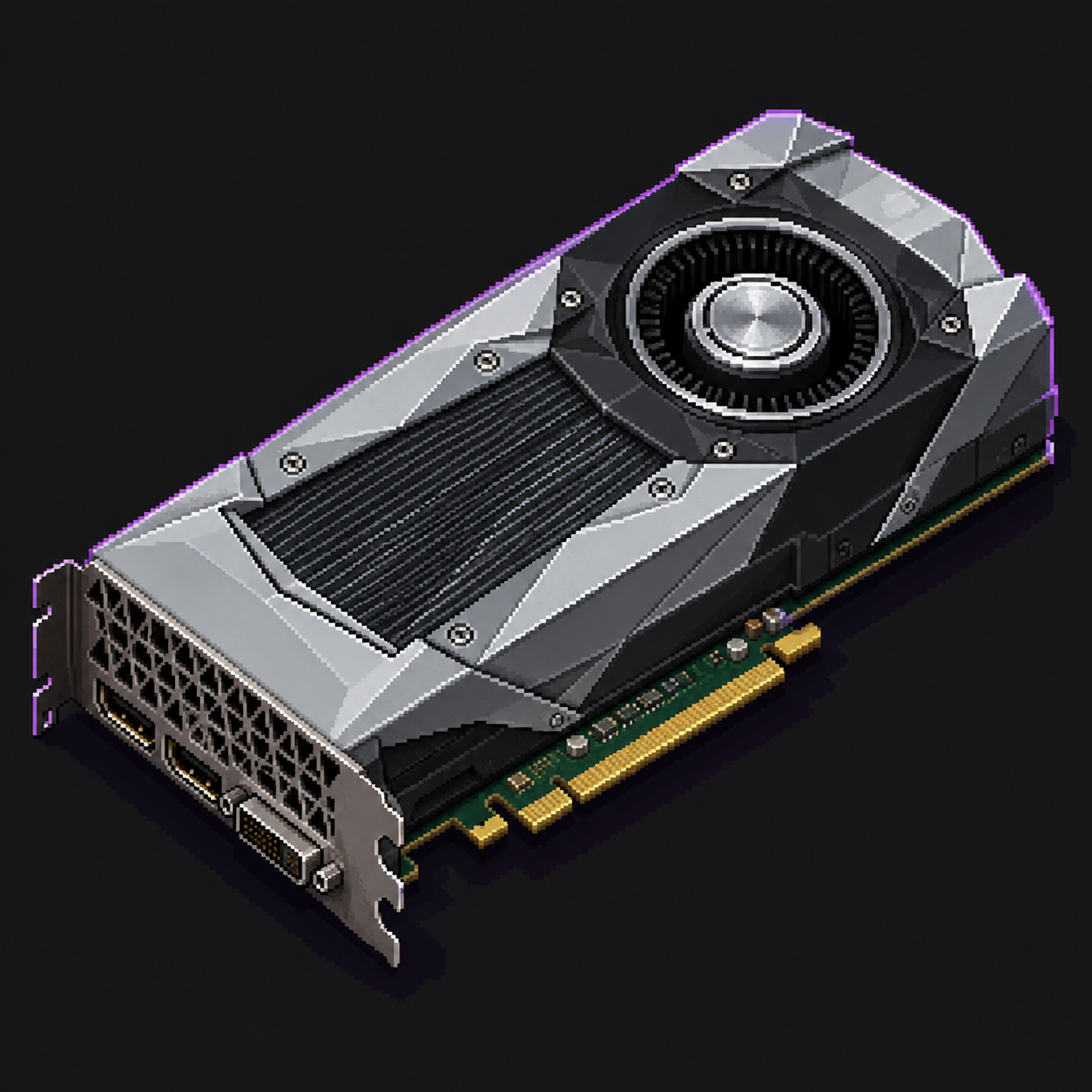 Pixel art GeForce GTX 1070