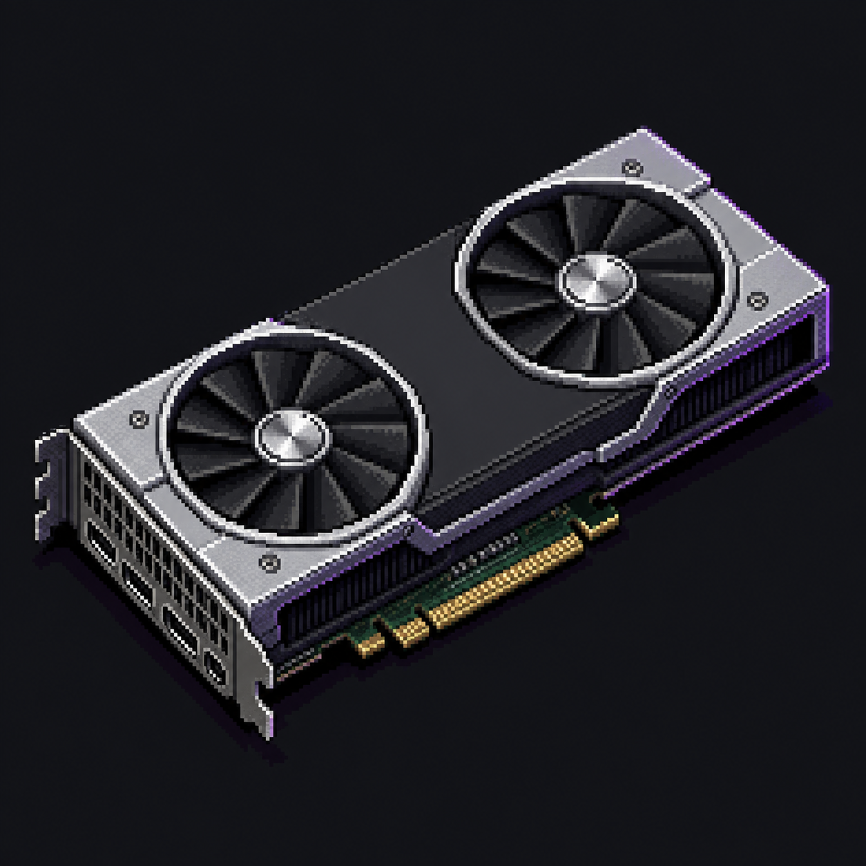 Pixel art GeForce RTX 2080 Ti