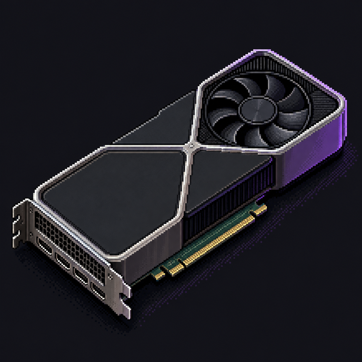 Pixel art GeForce RTX 3080