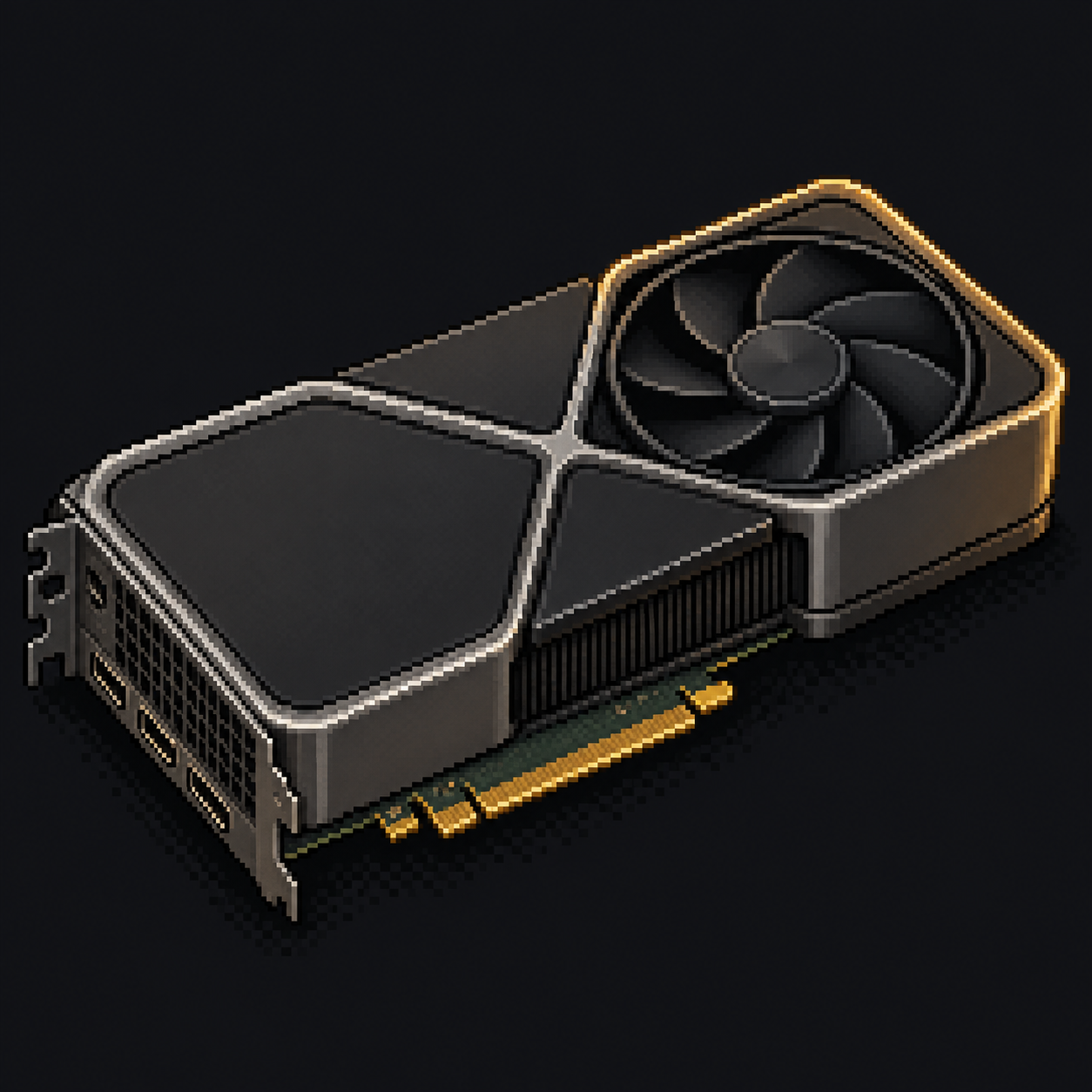 Pixel art GeForce RTX 4080 SUPER