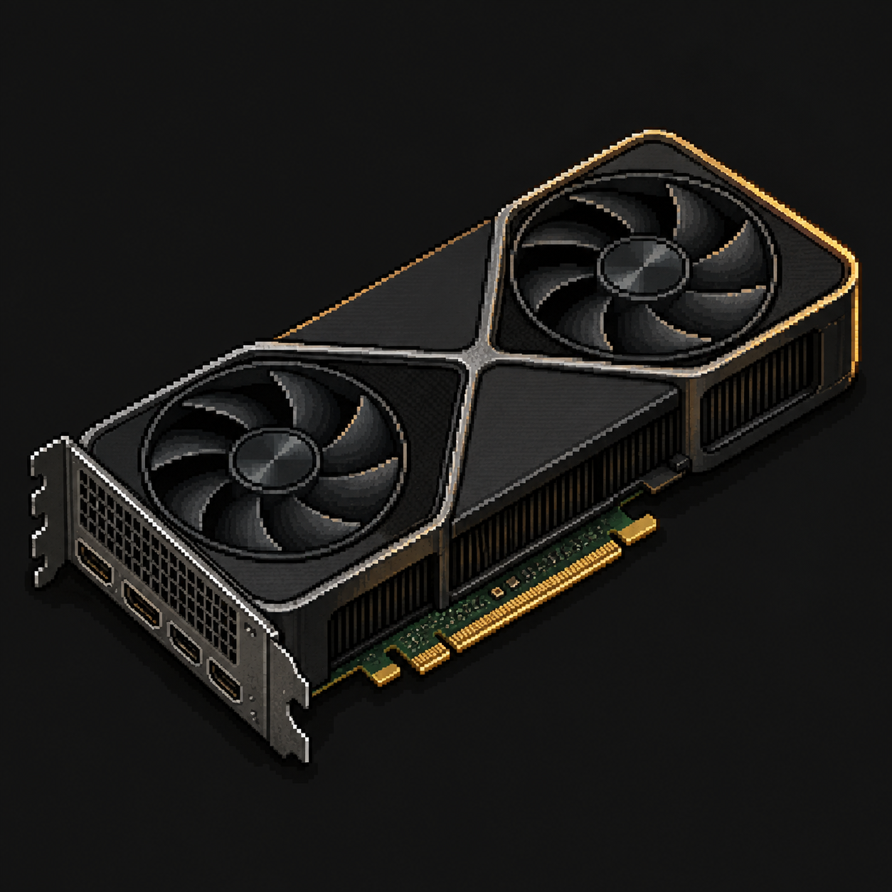 Pixel art GeForce RTX 5080
