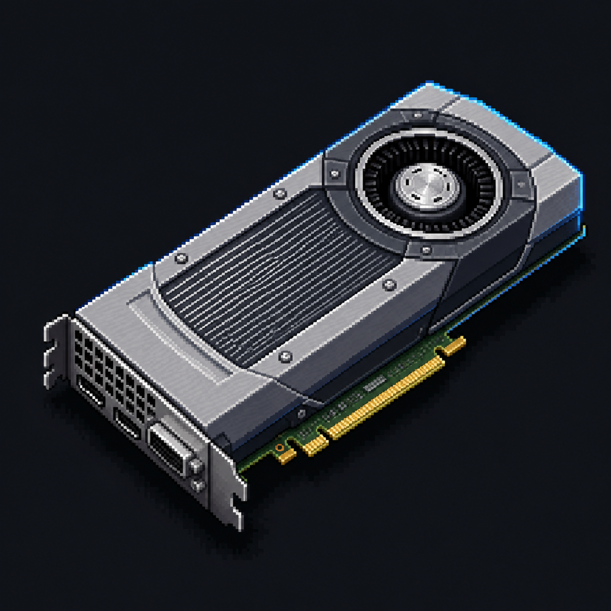 Pixel art GeForce GTX 970