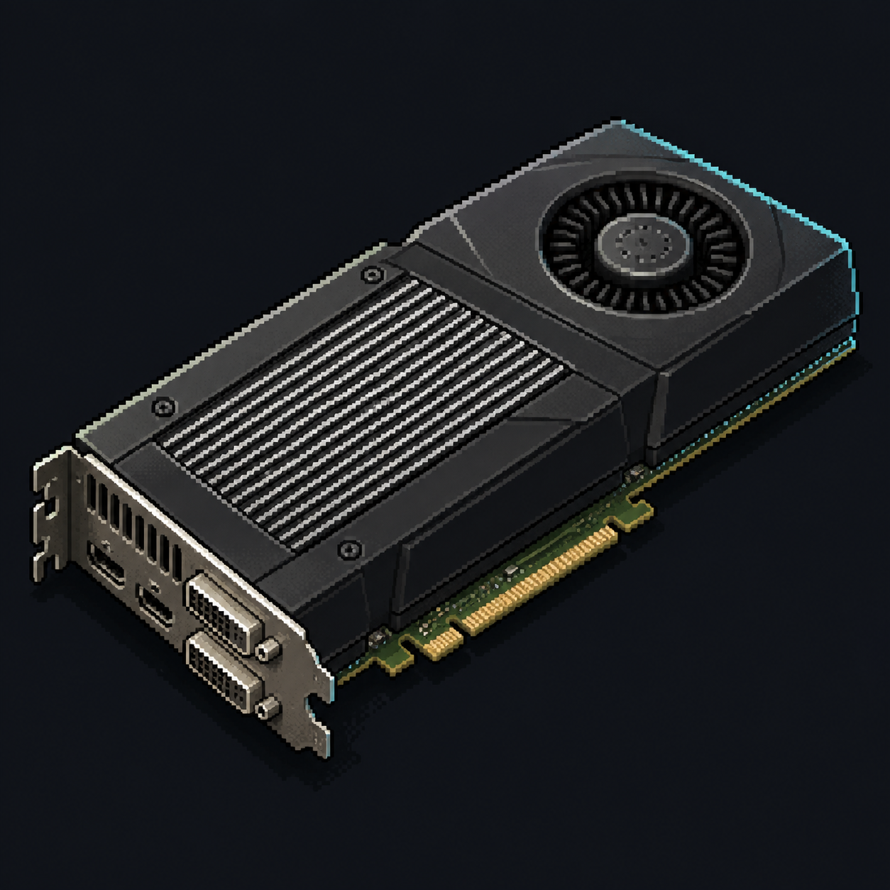 Pixel art GeForce GTX 285