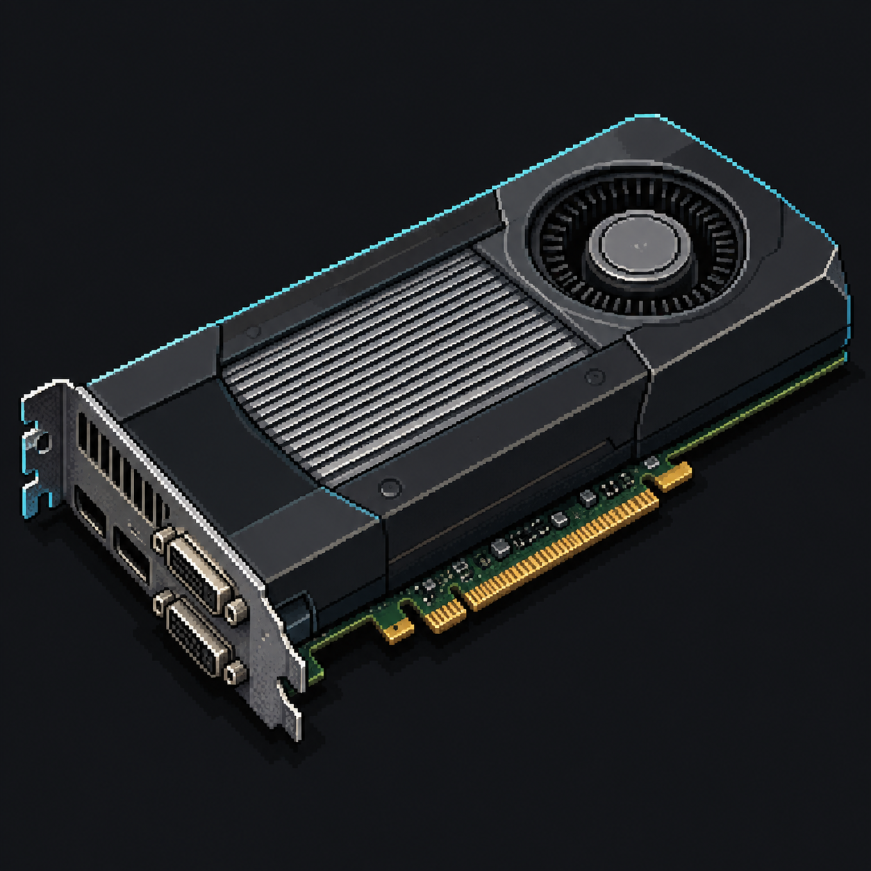 Pixel art GeForce GTX 460