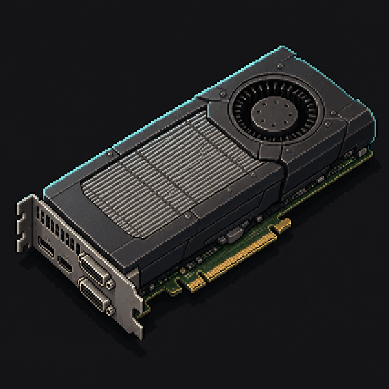 Pixel art GeForce GTX 480
