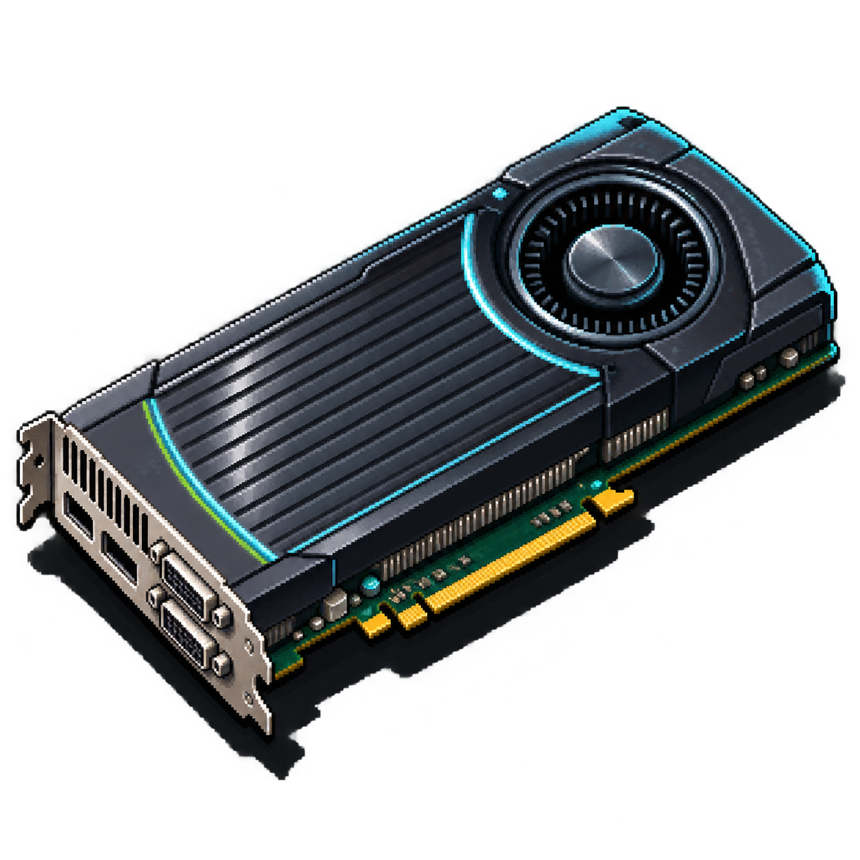 Pixel art GeForce GTX 580